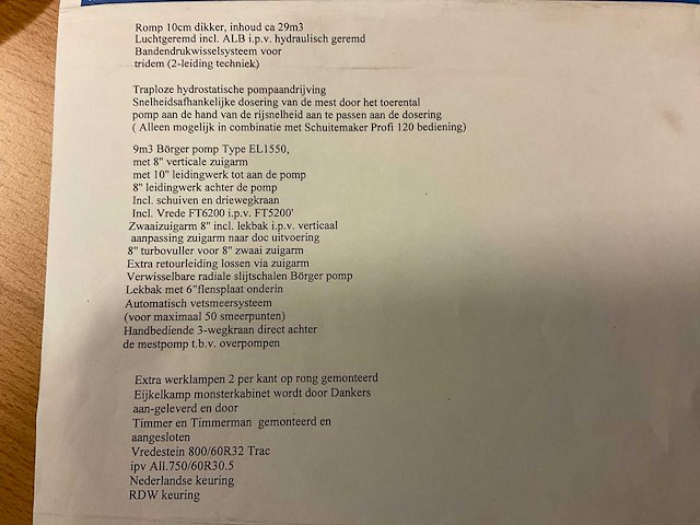 2019 schuitemaker robusta 290 mesttank, getrokken - afbeelding 25 van  39