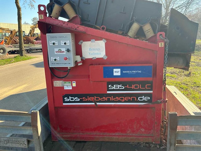 2019 seba sbs 40lc schud zeefinstallatie - afbeelding 10 van  12