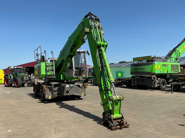 2019 sennebogen 818 banden graafmachine - afbeelding 12 van  21