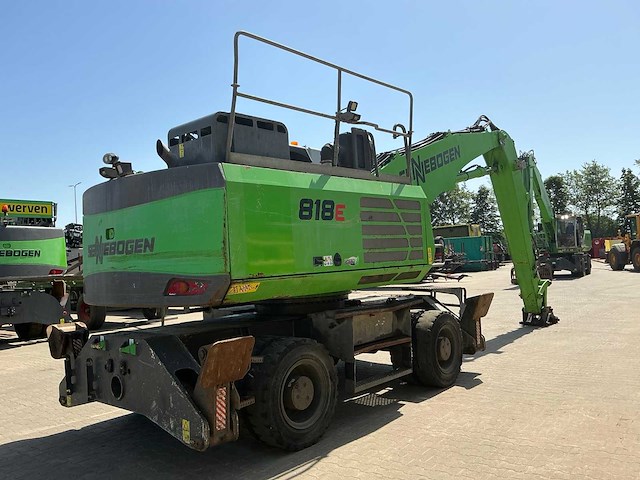 2019 sennebogen 818 banden graafmachine - afbeelding 16 van  21