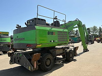 2019 sennebogen 818 banden graafmachine - afbeelding 16 van  21