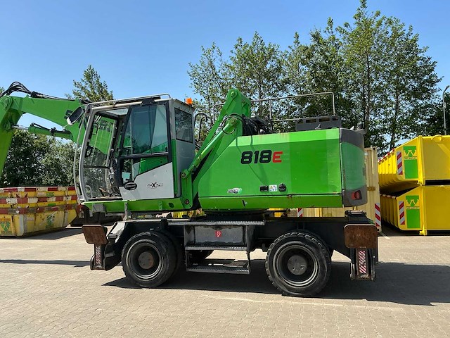 2019 sennebogen 818 banden graafmachine - afbeelding 19 van  21
