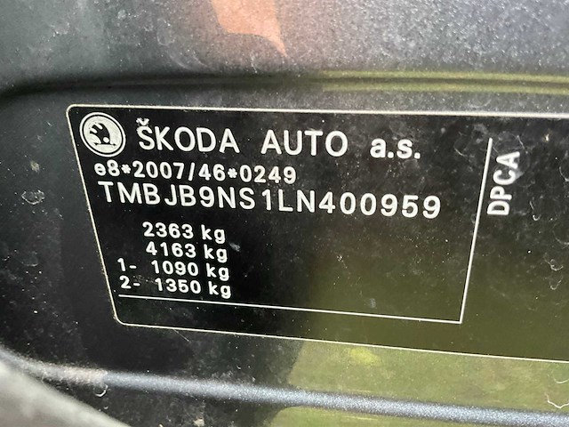 2019 skoda kodiaq 1.5 tsi ltd bnsed7p. personenauto - afbeelding 45 van  49