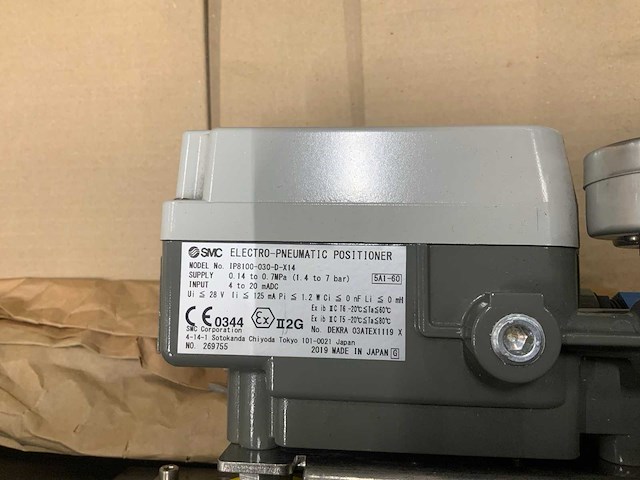 2019 smc ip8100-030-d-x14 pneumatische positioneerder - afbeelding 4 van  4
