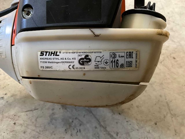 2019 stihl fs 260 c bosmaaier, benzine - afbeelding 5 van  5