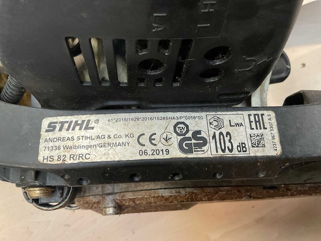 2019 stihl hs82r/rc heggenschaar - afbeelding 4 van  4