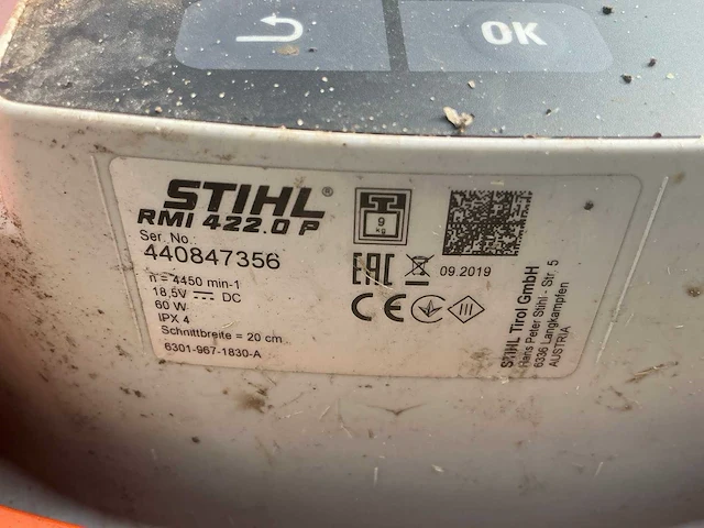 2019 stihl imow rmi 422.0 p robotmaaier - afbeelding 8 van  8