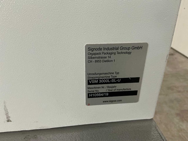 2019 strapex vsm3000l slu omsnoeringmachine - afbeelding 7 van  16