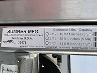 2019 sumner manufacturing 2118 materiaallift / kanaallift - afbeelding 5 van  13