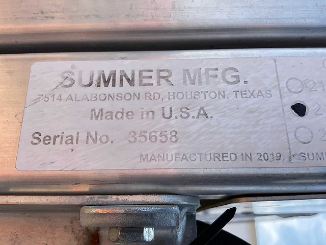 2019 sumner manufacturing 2118 materiaallift / kanaallift - afbeelding 8 van  8