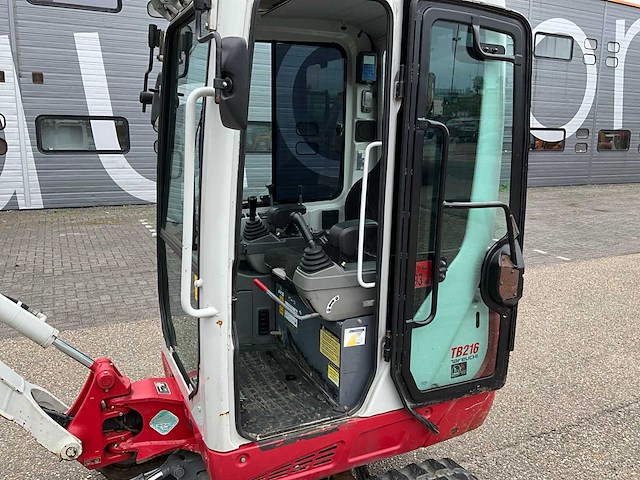 2019 takeuchi tb216 minigraafmachine - afbeelding 5 van  14