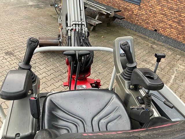 2019 takeuchi tb225 canopy minigraafmachine - afbeelding 16 van  42