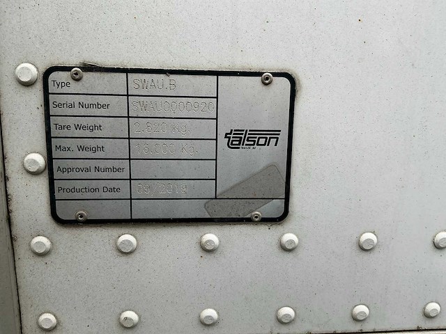 2019 talson swau.b wissellaadbak - afbeelding 8 van  14