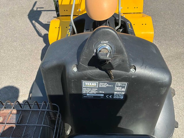 2019 texas pro trac 1350be werktuigdrager met grondfrees - afbeelding 4 van  10