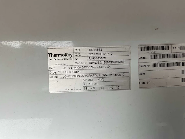 2019 thermokey jgh2580bnd/03qraf drycooler koeler - afbeelding 8 van  21