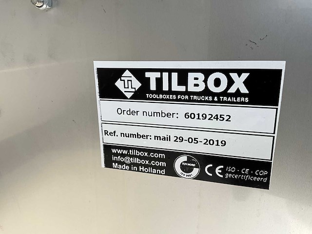 2019 tilbox palletwagen transportkist - afbeelding 9 van  9