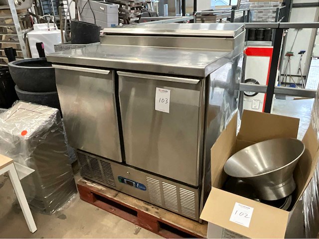 2019 topcold ps200 saladette / koelwerkbank - afbeelding 1 van  9