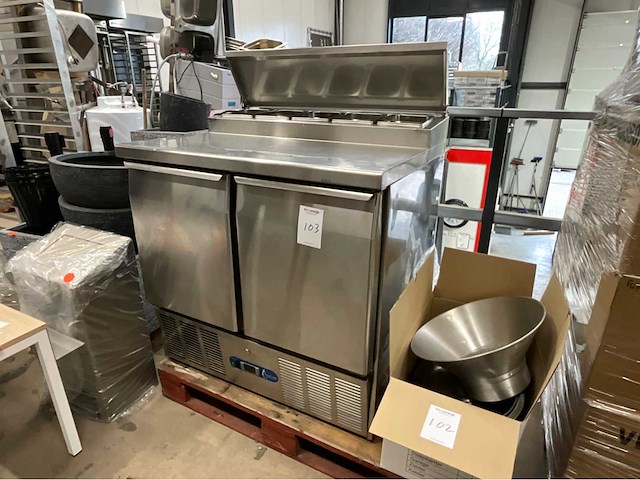 2019 topcold ps200 saladette / koelwerkbank - afbeelding 2 van  9