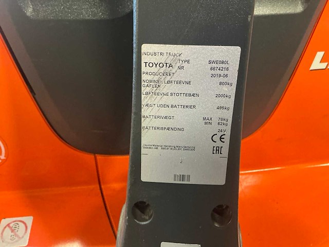 2019 toyota duostapelaar bt staxio stapelaar - afbeelding 4 van  12