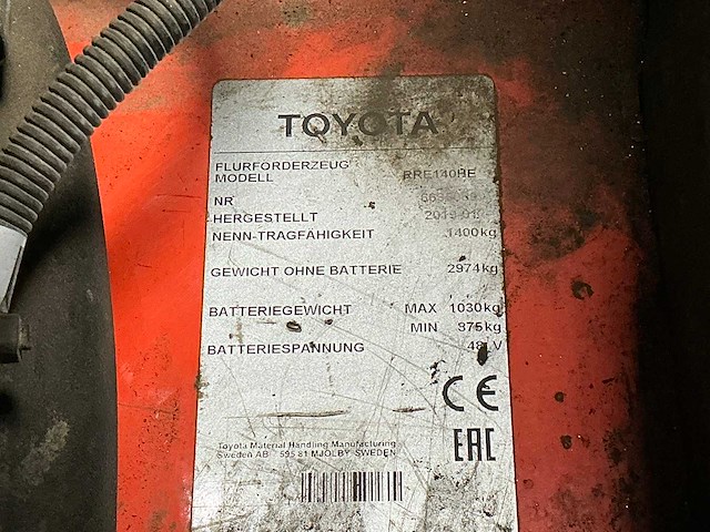 2019 toyota rre140he reach truck - afbeelding 3 van  8