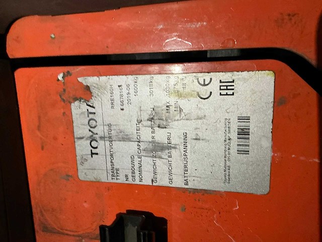 2019 toyota rre160h reachtruck - afbeelding 11 van  22