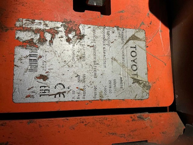 2019 toyota rre160h reachtruck - afbeelding 10 van  21