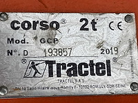 2019 tractel gcp duwloopkat (2x) - afbeelding 7 van  7