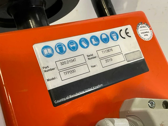 2019 trelawny tfp200 230v vloerfreesmachine - afbeelding 7 van  8