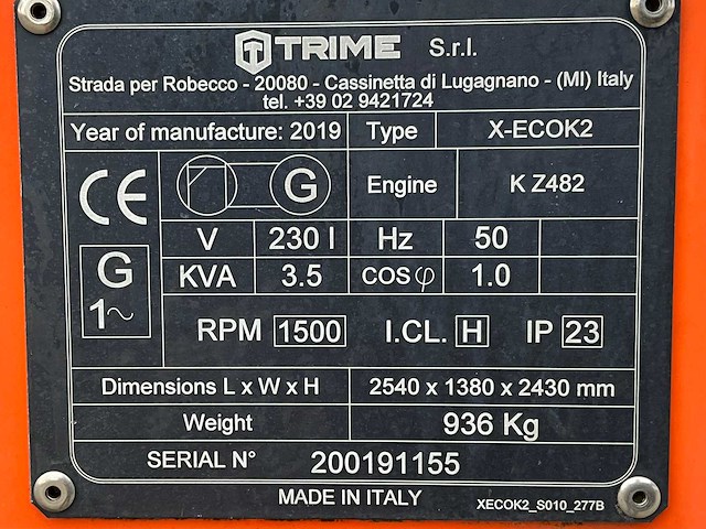 2019 trime x-eco a0122 lichtmast aanhangwagen - afbeelding 18 van  26