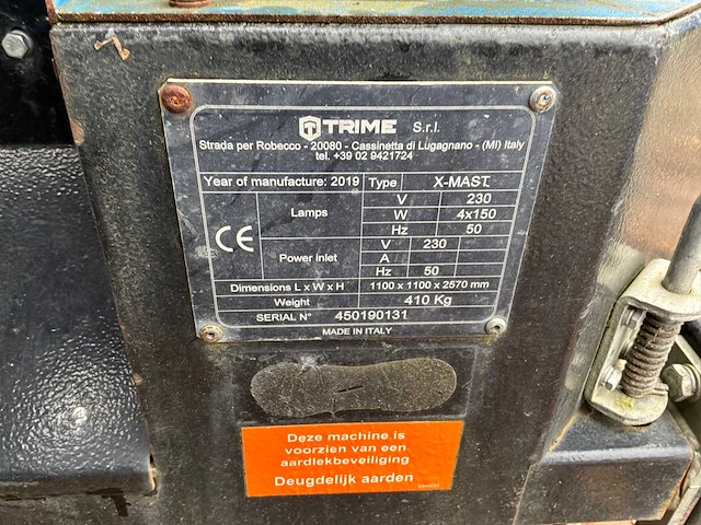 2019 trime x-mast lichtmast (2x) - afbeelding 2 van  10