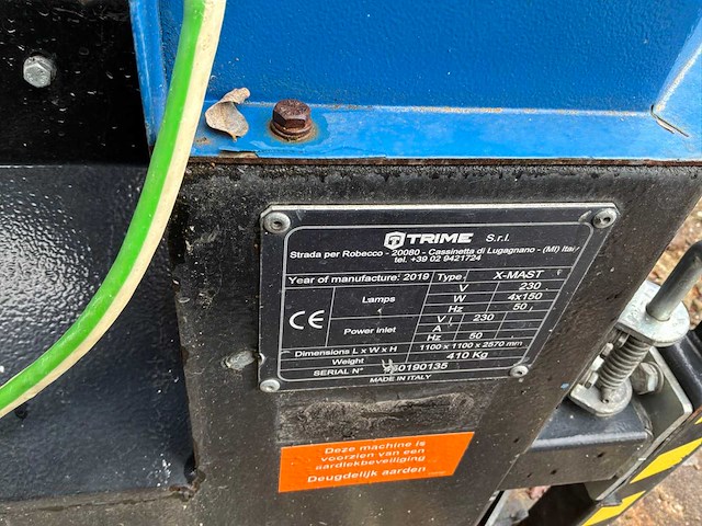 2019 trime x-mast lichtmast (3x) - afbeelding 3 van  11