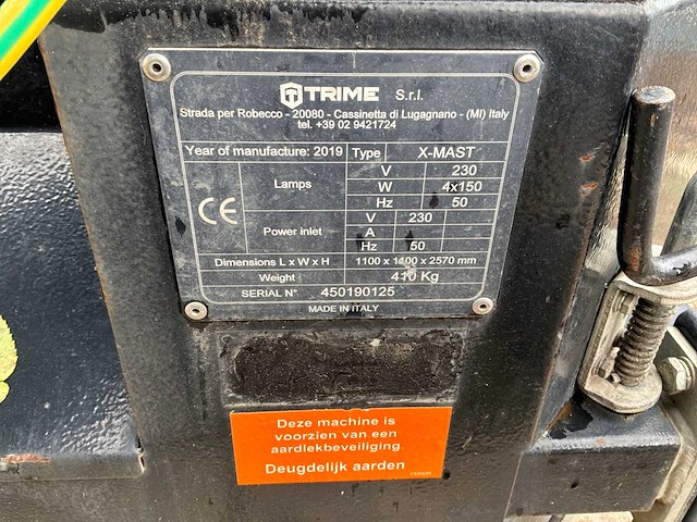 2019 trime x-mast lichtmast (3x) - afbeelding 11 van  11