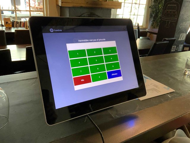 2019 twelve pp9635c-pk1c3 lcd touch screen kassa systeem - afbeelding 2 van  6