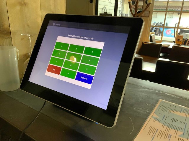2019 twelve pp9635c-pk1c3 lcd touch screen kassa systeem - afbeelding 4 van  6