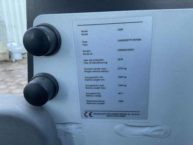 2019 ums ums 200 reach truck - afbeelding 6 van  13