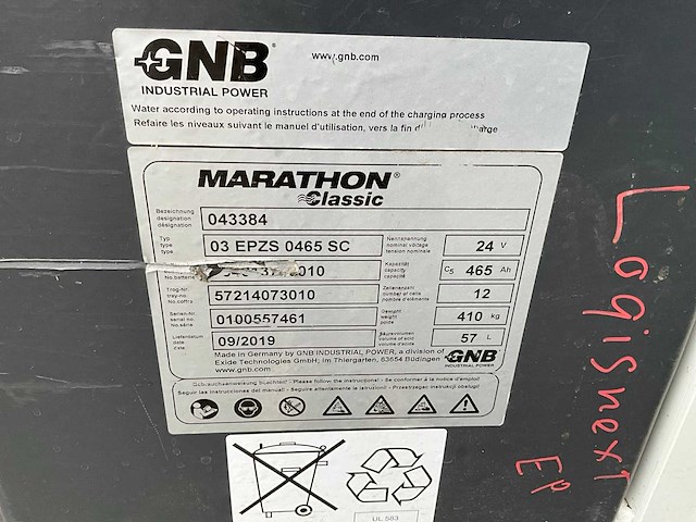 2019 unicarriers x/xll 2000 elektrische pallettruck - afbeelding 15 van  18