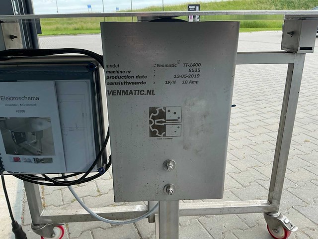 2019 venmatic tt-1400 draaitafel - afbeelding 4 van  5