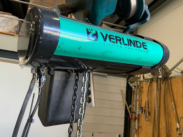 2019 verlinde vr 12 2004 / 2000kg elektrische hijstakel met hijskatrol en afstandbediening - afbeelding 2 van  10