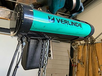 2019 verlinde vr 12 2004 / 2000kg elektrische hijstakel met hijskatrol en afstandbediening - afbeelding 2 van  10