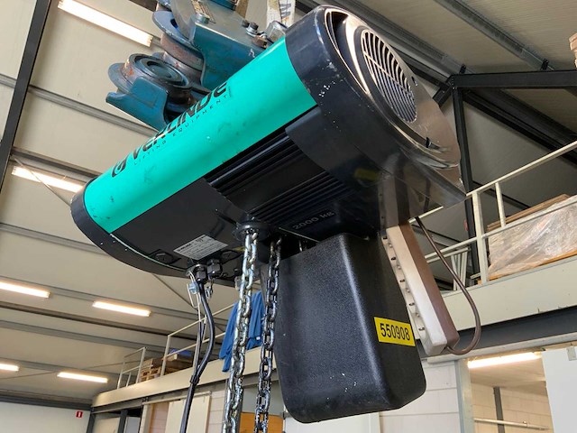2019 verlinde vr 12 2004 / 2000kg elektrische hijstakel met hijskatrol en afstandbediening - afbeelding 6 van  10