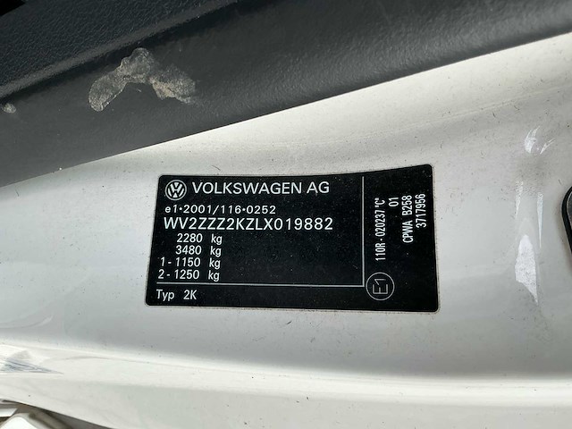2019 volkswagen caddy maxi 1.4 tgi trendline 5p rolstoel personenauto - afbeelding 27 van  33