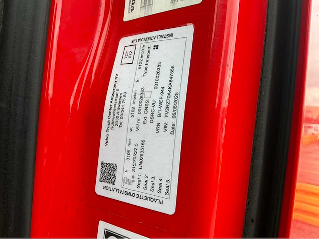 2019 volvo fh420 lng trekker diesel+lng (74112-2) - afbeelding 36 van  37