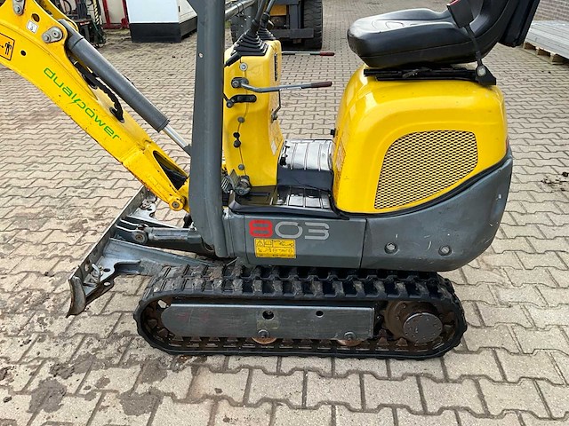 2019 wacker neuson 803 minigraafmachine - afbeelding 15 van  20
