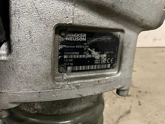 2019 wacker neuson bs50-2 trilstamper - afbeelding 7 van  7