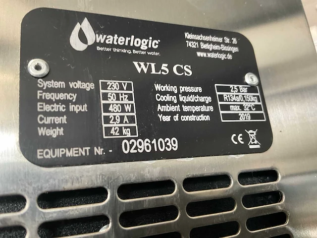 2019 waterlogic wl5cs waterkoeler - afbeelding 8 van  8