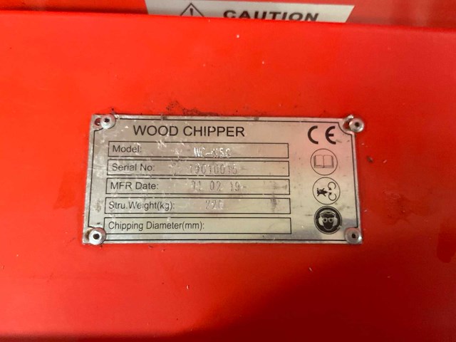 2019 wood chipper wc x5g houthakselaar - afbeelding 4 van  5