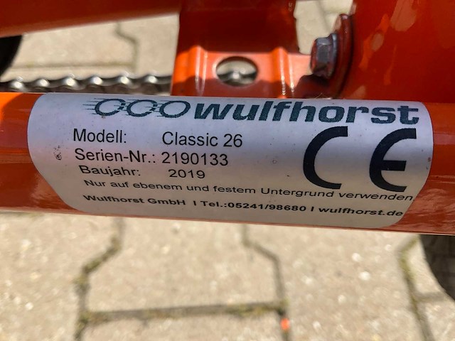 2019 wulfhorst classic 26 bakfiets - afbeelding 8 van  8