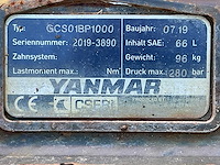 2019 yanmar gcs01bp1000 graafbak sw01 - afbeelding 2 van  2