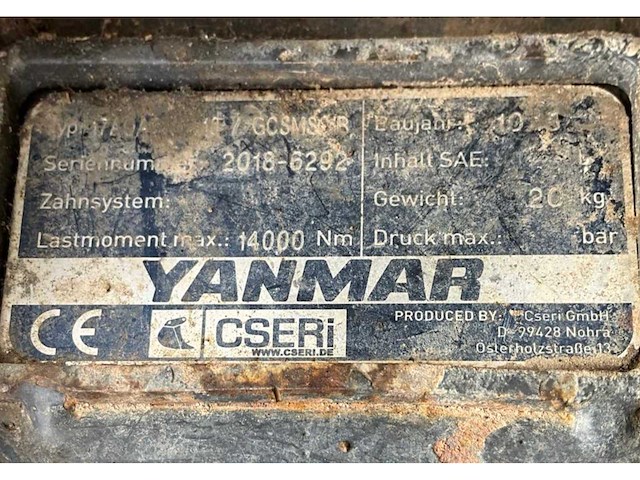 2019 yanmar sv16cr mini graafmachine - afbeelding 28 van  35
