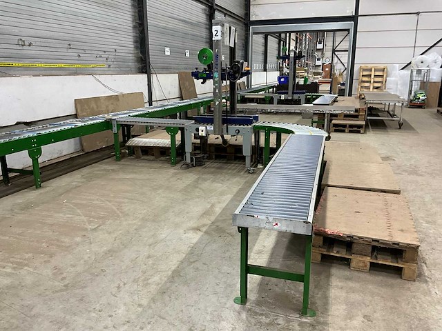 2019 youngsunpack mh-fj-1a dozensluitmachine met rollenbaan - afbeelding 1 van  4